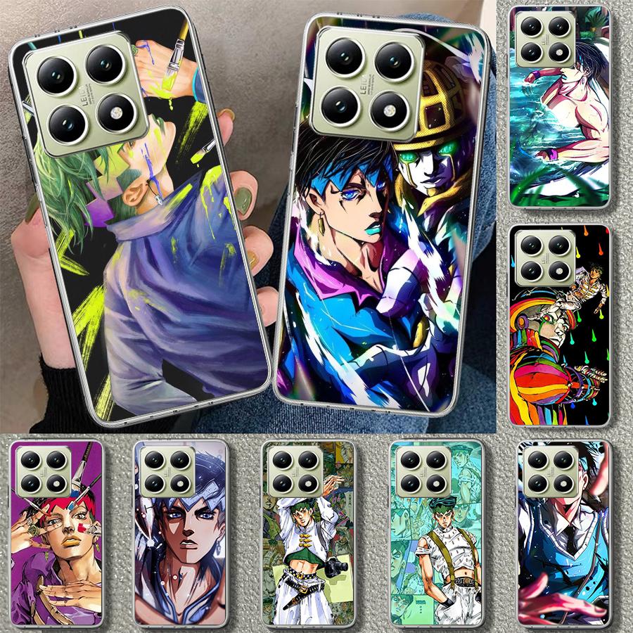Чехол для телефона JoJo Adventure Рохан Кисибэ для Xiaomi Redmi Note 15 14 13 12 11 Pro Plus 14S 12S 11S 11T 11E 10S 10 Настроить