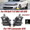 Для VW Golf 7 A7 MK7 GTI GTD 2013-2017 Автомобильная светодиодная передняя бамперная противотуманная фара ДХО Сборка противотуманной фары 5G0941700 5G0941699 Автоаксессуары
