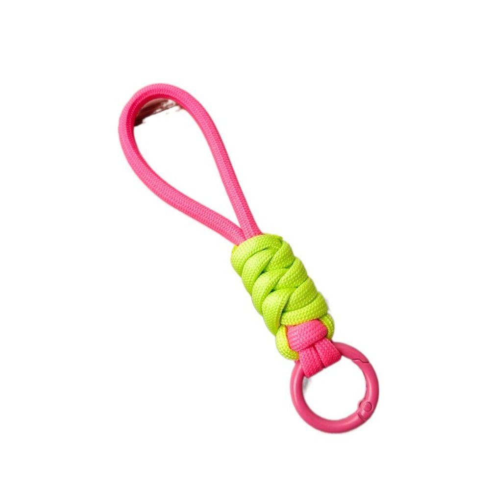 Брелок для ключей с защитой от потери, креативный плетеный шнурок, подвесной аксессуар