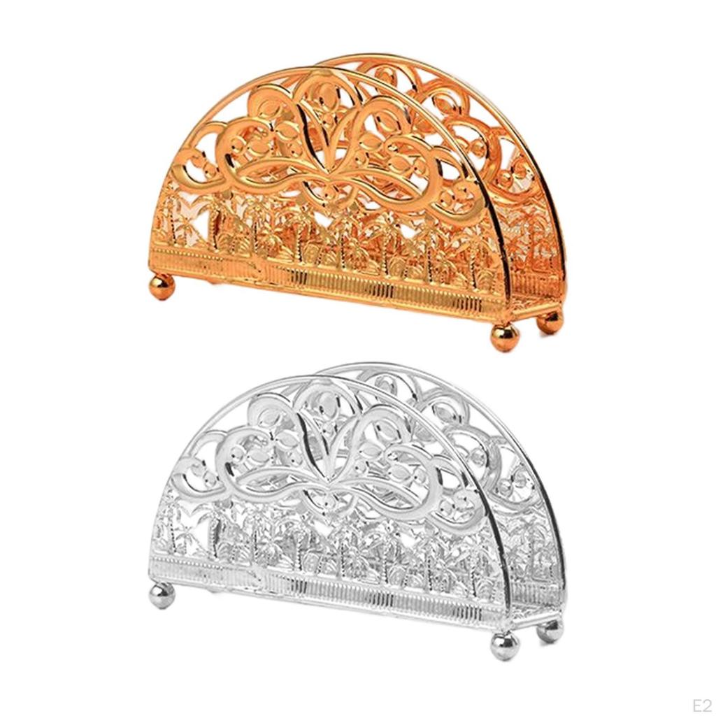 Элегантный держатель для салфеток, подставка для салфеток для праздничного украшения стола