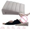 Inflatable Adult Sex Room Position Pillow Cushion Triangle Inflatable Ramp Furniture For Deeper Position Support Pad