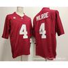 Mens Cotton Blend Rugby Jersey Training Shirt With Embroidered Number 4 Player Names Milroe Williams NCAA Style