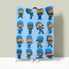 Мультяшное одеяло P-Pocoyo, легкое, 240 г, фланелевое, мягкое, приятное для кожи, для охлаждения летом