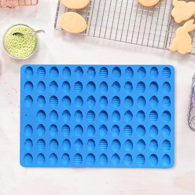 Силиконовая форма для пасхального яйца, 83 полости, антипригарное пищевое качество, легко снимается, сделай сам, украшение торта, помадка, шоколадные конфеты, желе, форма для выпечки льда