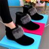 Shoes for Women 2025 Winter Plush Warm Women's Boots Low Heel Non-slip Commuter Office Ladies Shoes Fashion Zipper Short Boots