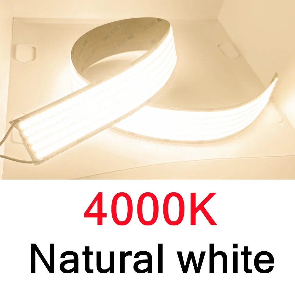 Светодиодная лента COB 1600 светодиодов/м, ширина 30 мм, сверхяркая, DC24V, светодиодная лента, лента, освещение для помещений, подсветка телевизора, гибкая лента, веревка, светодиодная лента