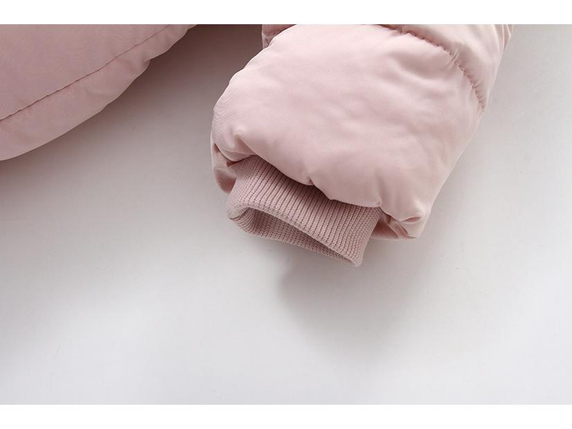 Детский комбинезон с меховым воротником: Уютный комбинезон для младенцев на осень/зиму