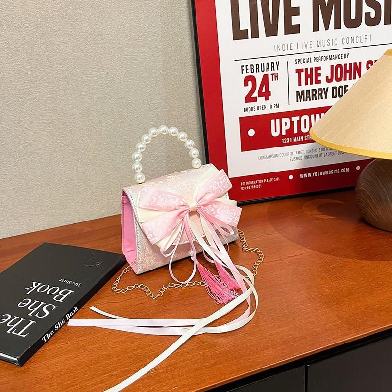 Childrens Small Purse Pu Fabric Cute Fashion Trendy Girls Shoulder Bag For Daily Use