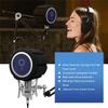 Punctualgood Microphone Pop Filter, Acoustic Sponge, Soundproof Foam Cover for Microphones, Wind Protection Shield for Home Live Studio Recording