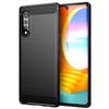 Противоударный силиконовый чехол для LG Velvet, полный защитный мягкий чехол для телефона LG Velvet, роскошные чехлы из углеродного волокна