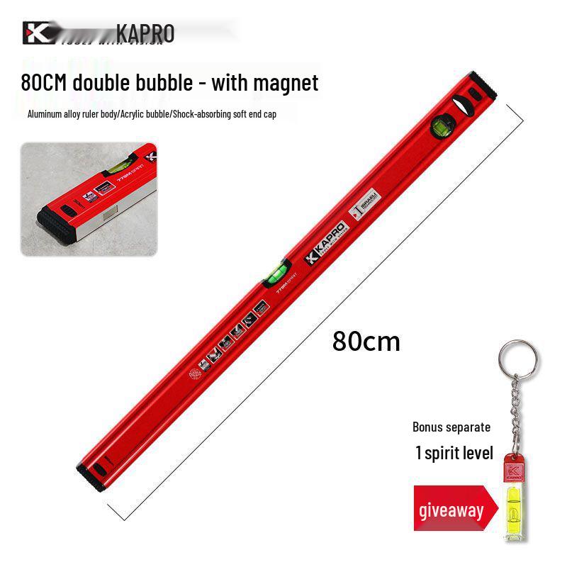 Высокоточный противоударный мини-магнитный алюминиевый спиртовой уровень