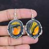 Bumble Bee Jasper Earring Natural Gemstone Earring Antique Jewelry 925 Sterling Silver Earrings Handmade Earring Gift For Her Silver Jewelry