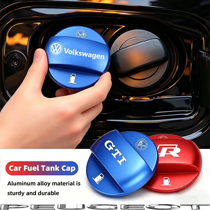 Наклейки на крышку лючка бензобака и крышку бензобака для VW GTI Polo Golf Passat Tiguan Jetta T-ROC Touareg CC ID.3 Клапан шины Qx0