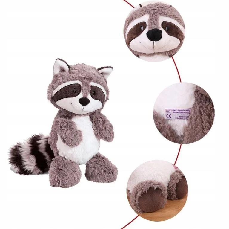 Plush Raccoon Plush Toy Cuddly Toy Teddy Bear For Children 35 Cm