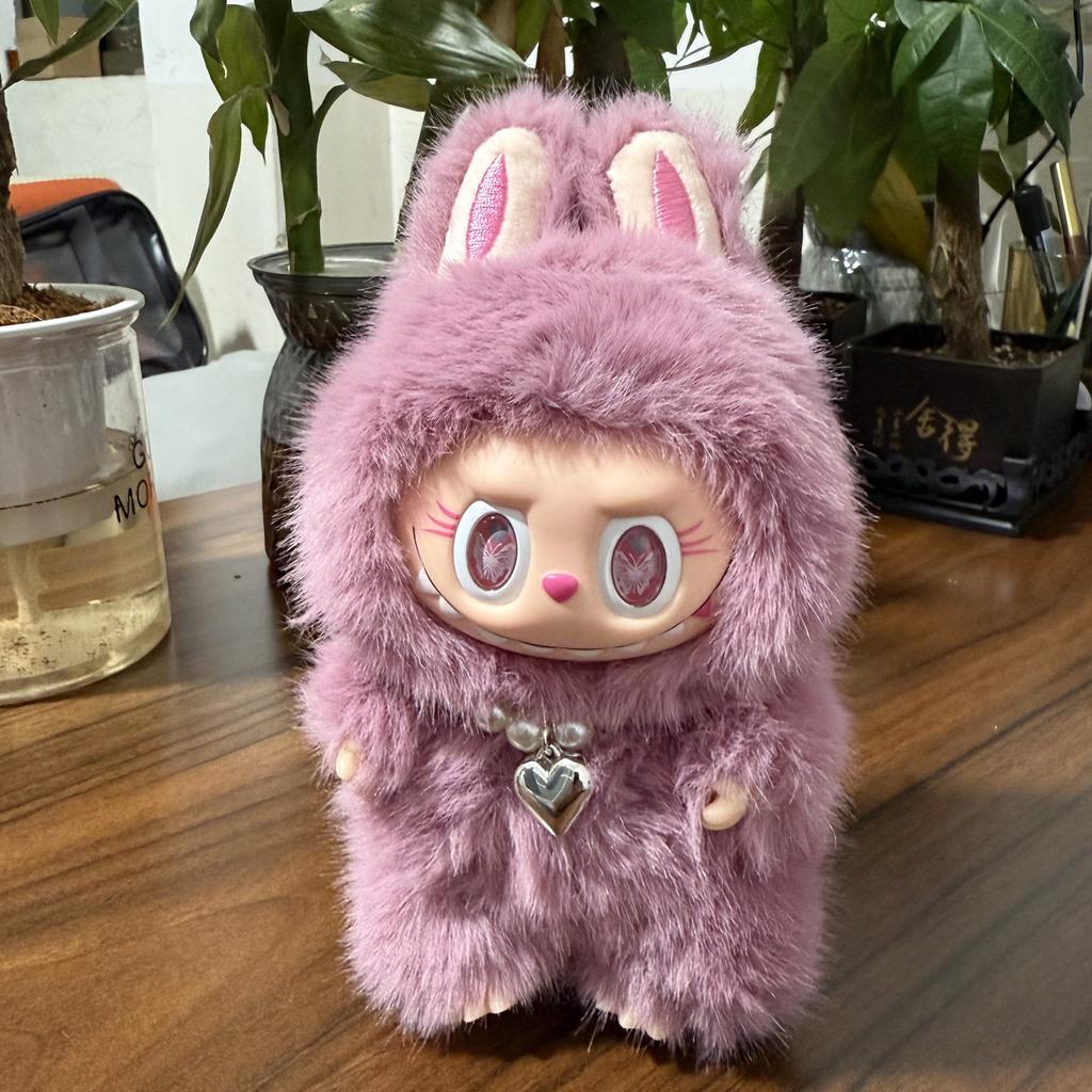 Pink Butterfly Change Baby Plush Toy Doll Pendant Labu Cloth High Version Figure Tide Play Gift