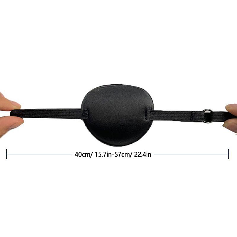 1 шт. повязка на глаз для взрослых, регулируемые мягкие ленивые повязки для амблиопии для левого или правого глаза, для взрослых и детей