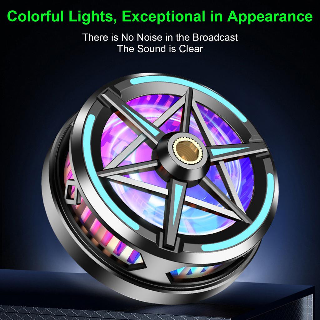 Радиатор для мобильного телефона Вентилятор охлаждения телефона Магнитный Мощный турбовентилятор Алгоритм TEC Система охлаждения для просмотра видео