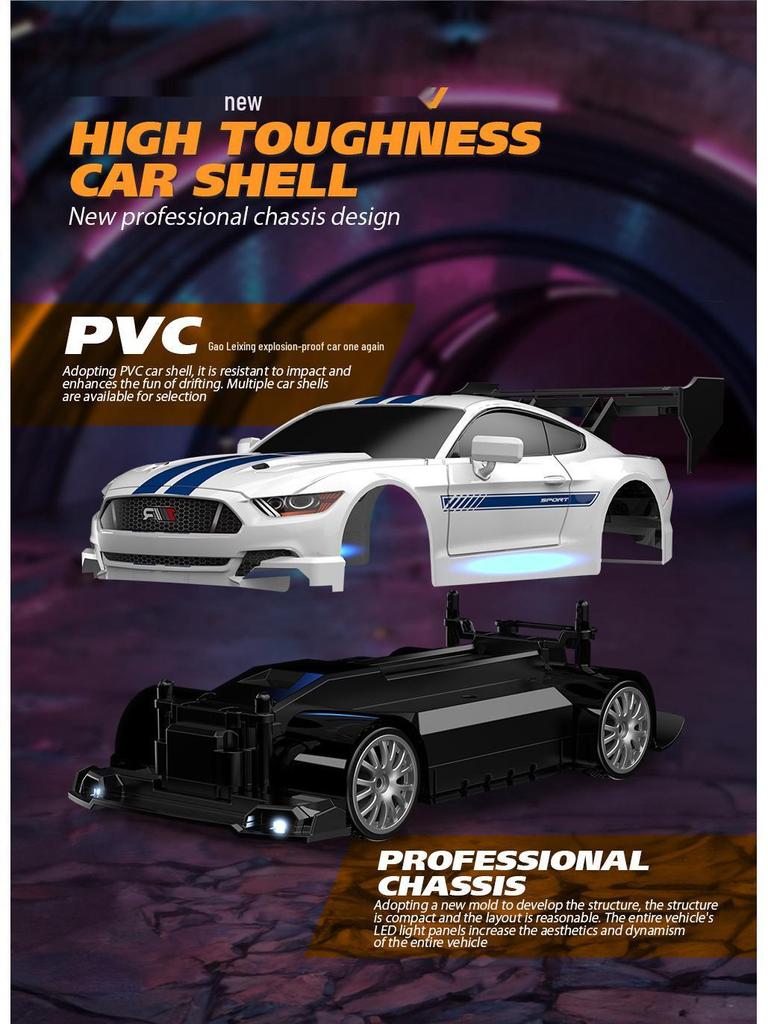 Игрушка Радиоуправляемая Дрифт-Машина 4WD 2.4G: Половина масштаба, трансграничный, детский соревновательный гоночный автомобиль с дистанционным управлением