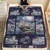 Snow Leopard Animal Print Flannel Blanket, High quality Comfortable for All Seasons, Home Decor, Warmth and Comfort, Perfect for Christmas Gifts120