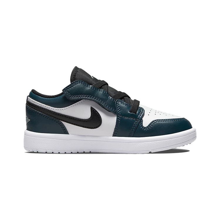 Air Jordan 1 Low ALT PS Armory Navy Kids Sneakers Blue Black White BQ6066-411