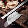 Кухонный нож мясника Ручная работа Полный хвостовик Кованая Высокоуглеродистая сталь Деревянная ручка Кухонные ножи Шеф-повар Тесак Обвалочный Нож для филе