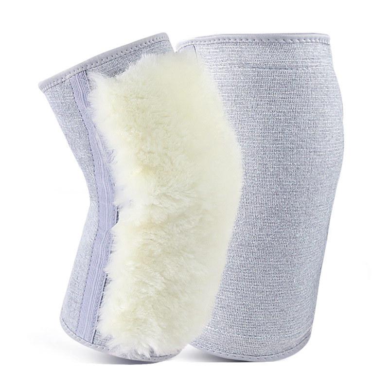 Шерстяные наколенники для согревания старых холодных ног, утолщенный мех на осень и зиму, кашемир для защиты от холодного ветра, мужские и женские, для велоспорта, для пожилых
