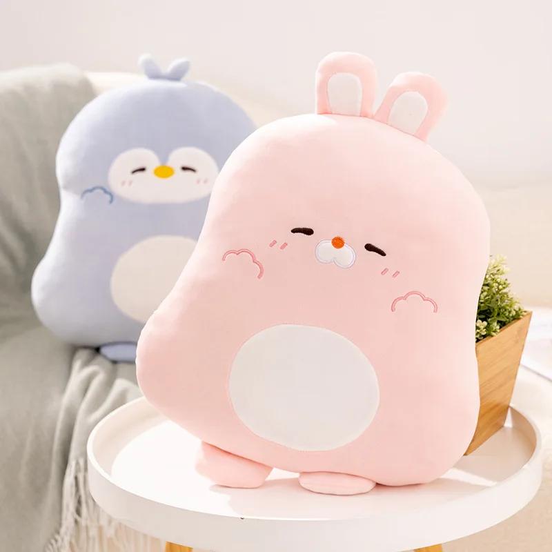 Stuffed Animal Plush Pillow Penguin Toy Rabbit Toy Pillow Dinosaur Doll Cat Plush Toy Bear Sofa Cushion