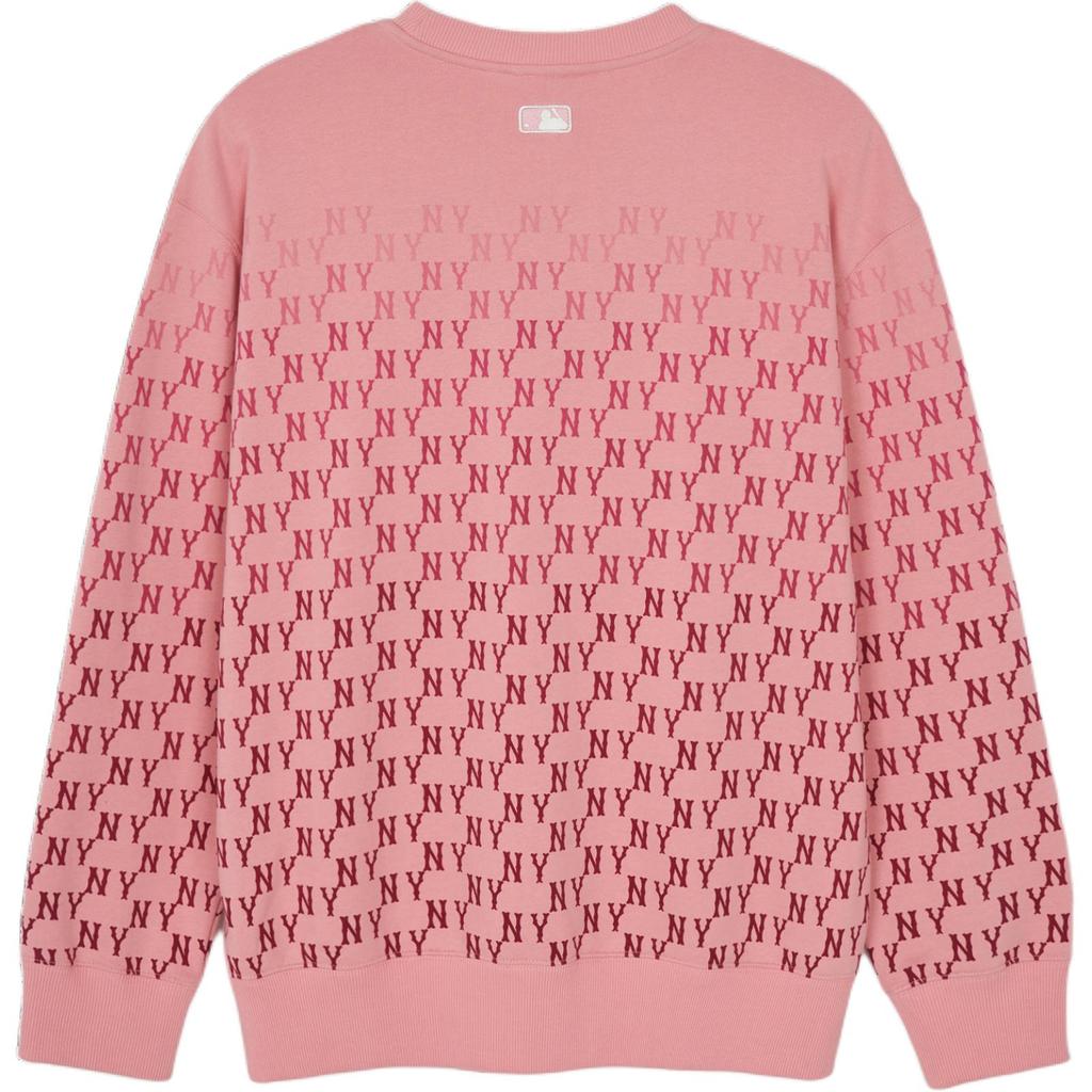 New MLB Classic Monogram GRADATION SWEATSHIRTS Sweatshirt Unisex Pink 3AMTM0744-50PKM