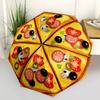 1pc Pizza Print Folding Umbrella | Elegant Design, Fashionable Accessory, Durable Construction, Sturdy Ribs yy251107087