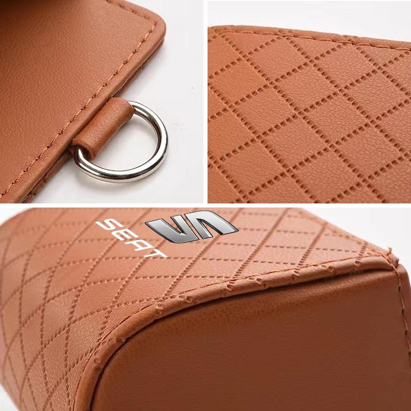 Сумка для хранения в салоне автомобиля, сумка для мусора на воздуховоде, подвесной органайзер-бокс для SEAT Cordoba Alhambra MK3 Leon 5F Ibiza 5 6 MII Altea Toledo 3