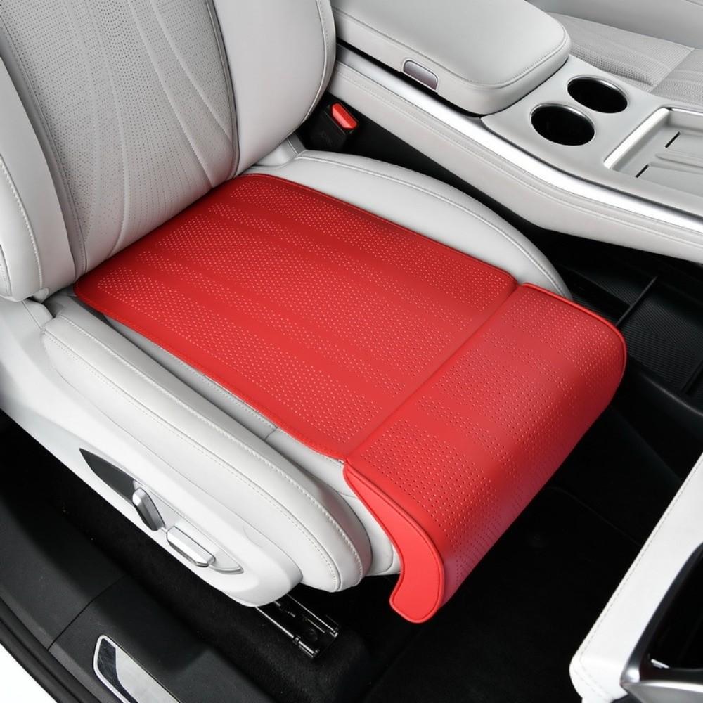 PU Leather Seat Protection Cover Breathable Auto Seat Extender Useful Leg Rest Padding  Car Seat
