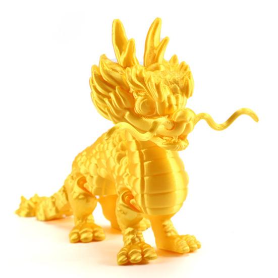 3D-печатная фигурка дракона, игрушка для снятия стресса, реалистичная миниатюрная китайская статуэтка дракона