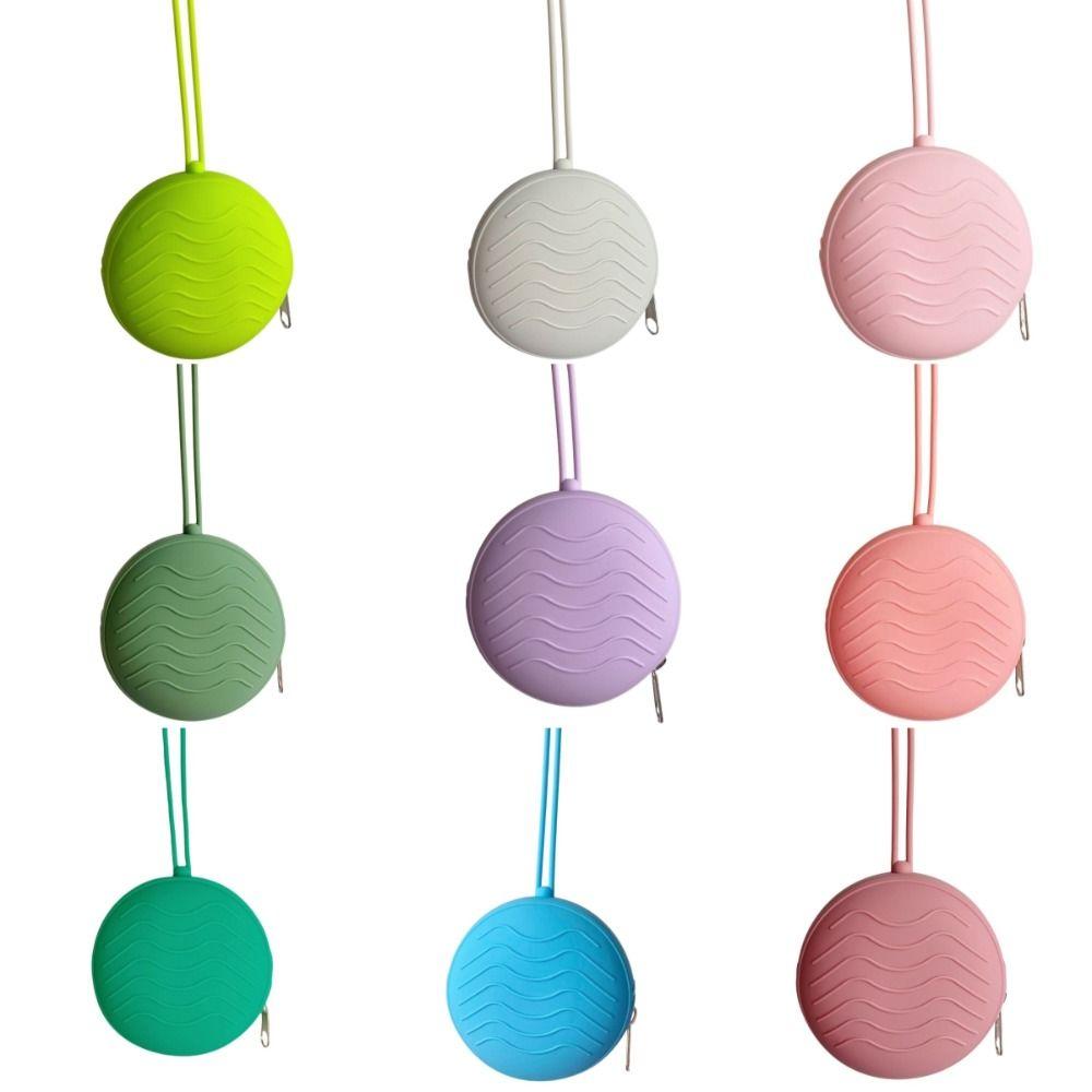Silicone Soother Container Box Round Nipple Storage Bag New Baby Pacifier Holder  for Outdoor