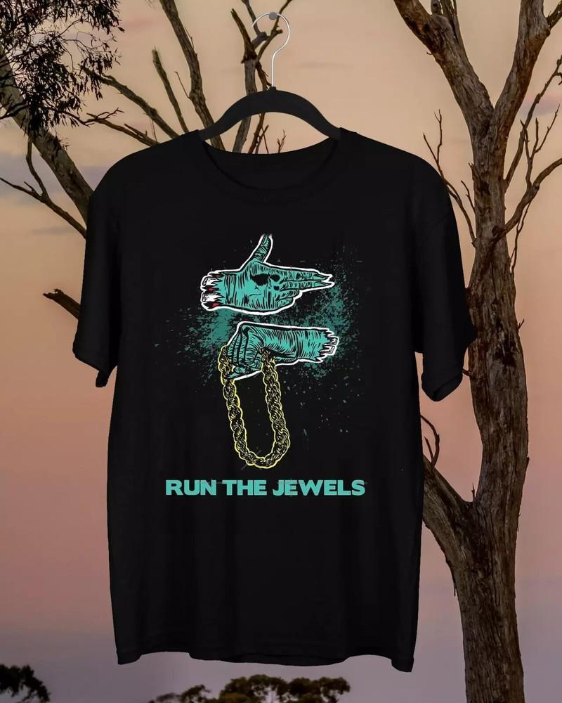New Collection Run The Jewels Band Gift For Fan Black All T-Shirt Unisex T-Shirt