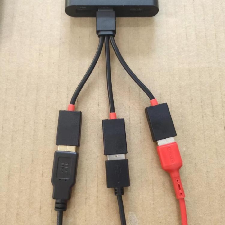 USB-разветвитель с 1 USB-папой на 3 USB-мамы, удлинитель, адаптер питания