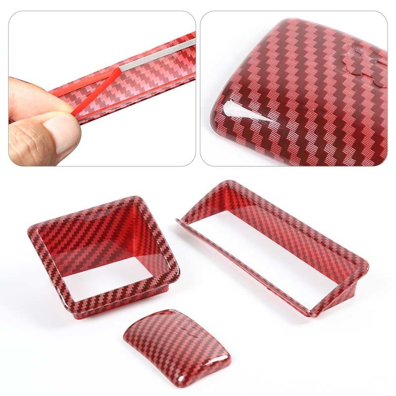 Автомобильный удлинитель зеркала заднего вида, декоративная крышка, наклейки, подходят для Suzuki Jimny 2019, аксессуары для интерьера из АБС-пластика