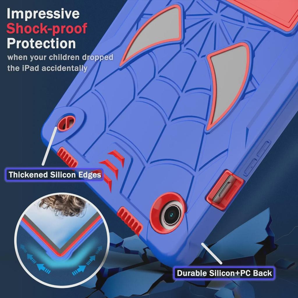 Защитный чехол с тройной защитой от Человека-паука для Samsung Galaxy Tab A8 2021 SM-X205/X200