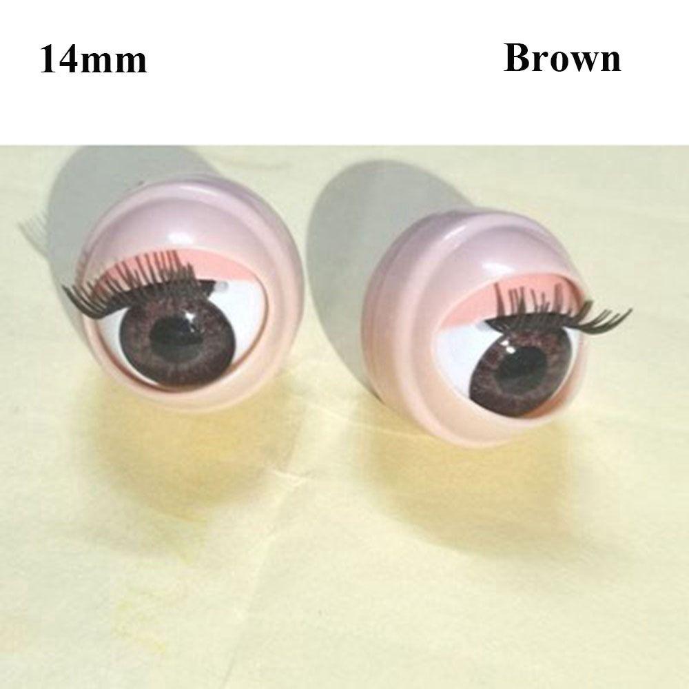 Кукольные глазные чипы Кукольные вращающиеся глазные яблоки DIY Кукольные глаза Моделирование активного глазного яблока с ресницами