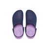 Crocs Сабо LiteRide EVA с круглым носком, слипоны, унисекс, сине-фиолетовые 204592-4SP