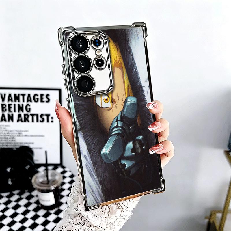 F-ullmetal A-Alchemist Аниме Покрытие Чехол для телефона Для Samsung Galaxy S24 S25 FE S26 Edge S23 Ultra S22 S21 Plus S20 Противоударный Aira
