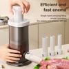 Sausage Machine with 4 Stuffing Tubes Manual Sausage Stuffer Maker for Home Use Food-Grade Sausage Filling Tool Sausage Meat Stuffer Kitchen Supplies
