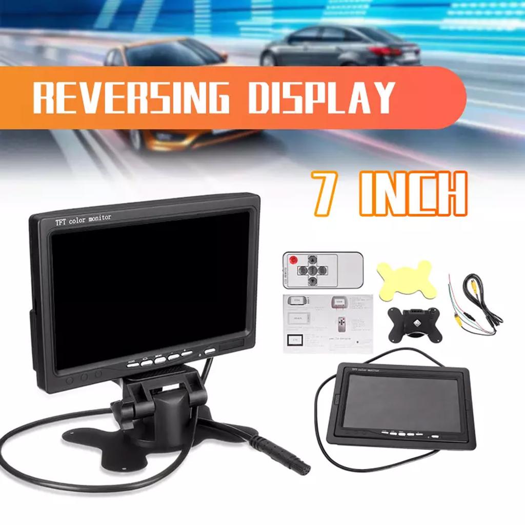 7-дюймовый HD-монитор TFT Автомобильный монитор HD 1024x600 Дисплей Встроенный AV-вход