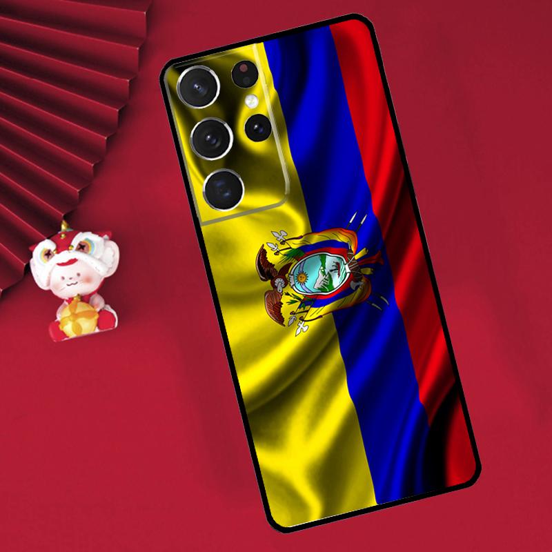 Чехол Флаг Эквадора Для Samsung Galaxy S21 S22 S23 S24 Ultra Plus S20 FE S8 S9 S10 Note 10 20 Ultra Чехол