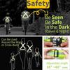 Reflective Vest Running Gear for Women Men Kids, Highly Visible Adjustable Reflective Belt  2 PackSafety for Night Running, Dog Walking, Jogging, Cycl