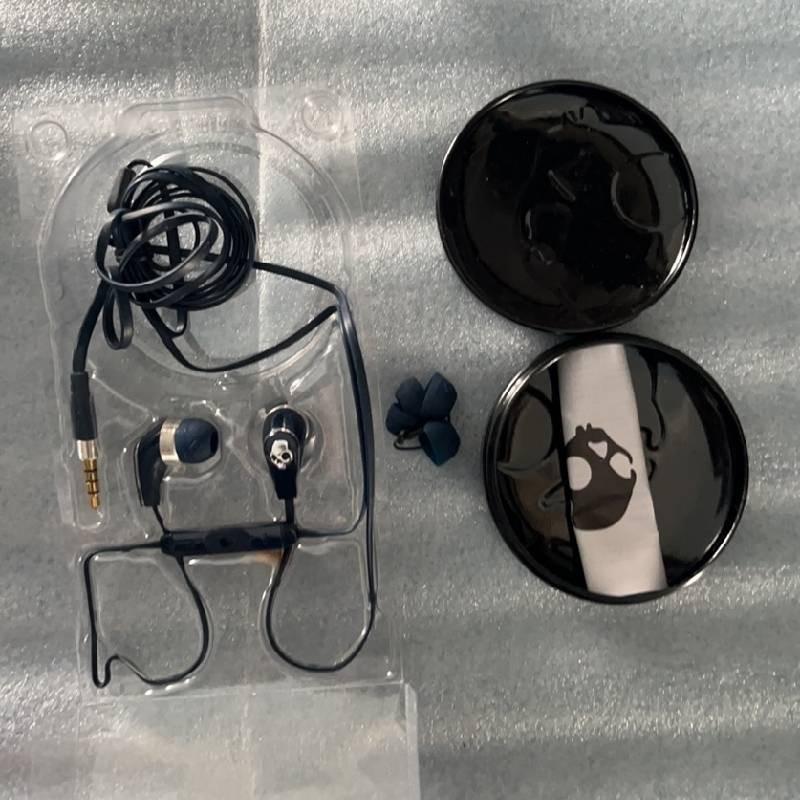 Проводные наушники-вкладыши Skull с линейным управлением, игровые, простые, прямое подключение