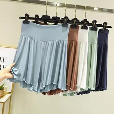 Модал летние шорты пижамы женские однотонные повседневные пижамы брюки короткие домашние широкие брюки