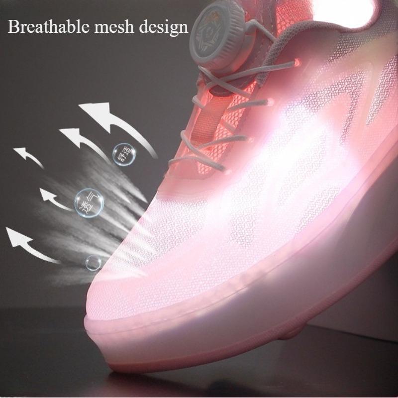 Роликовые коньки Speed Roller для детского катания на льду, кроссовки с колесами, 4-колесные гоночные роликовые коньки для мальчиков и девочек