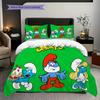 Smurfs Blue World Adventure Bedding 1 Duvet Cover 2 Pillowcase Without Core Bedding Set Duvet Cover And Pillowcase Soft And Comfortable