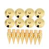 8 Pairs 6 X 36MM Copper Speaker Spike Isolation Stand Base Pad Feet Mat