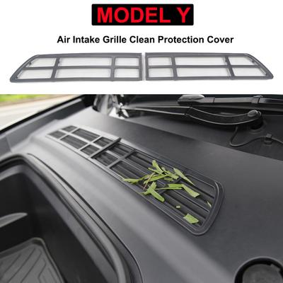 1шт/2шт сетка от насекомых для Tesla Model Y передний багажник кондиционер крышка воздухозаборная решетка чистый воздухозаборник защитные аксессуары